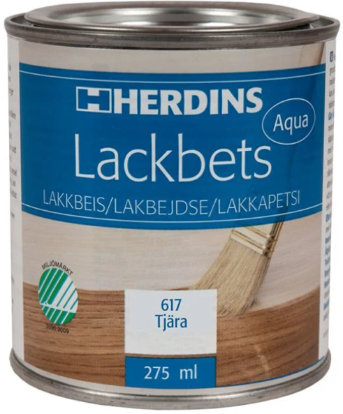 Herdins Lackbets AQUA 617 Tjärna, 275ml